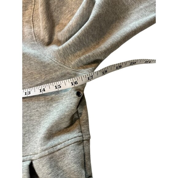 Old Navy Babydoll Hooded Light Grey Sweater - Picture 4 of 7